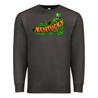 Smoke Kentucky map St. Patrick's Day Premium Sweatshirt - FaDigitalArtStudio