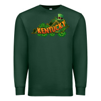 Sports Green Kentucky map St. Patrick's Day Premium Sweatshirt - FaDigitalArtStudio
