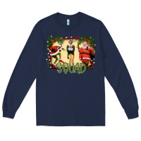 Navy christmas friends squad Long Sleeve Tee - Bettercallsaul
