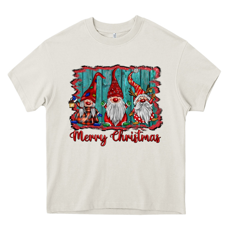 Merry Christmas Gnomes Heavy Core Tee by BarkalooDesign | Teevron