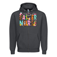 Smoke Easter nurse Easter Day Zipper Hoodie - HowdyJamesFarm