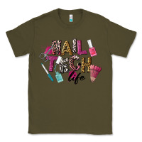 Army Green Nail Tech Life Classic Tee - LillyAllenDesigns