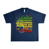 Navy title black history celebration Urban Heavy Tee - LillyAllenDesigns