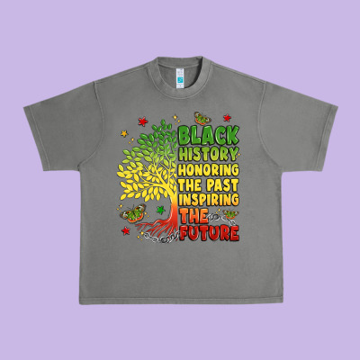 Title Black History Celebration Urban Heavy Tee Designed By Lillyallendesigns