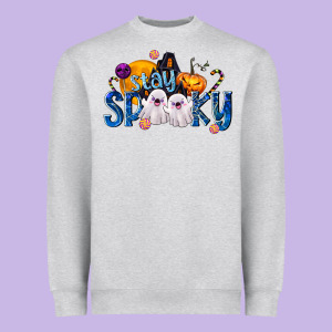 Stay Spooky Heavyweight Sweatshirt Designed By Texasbilliewilder