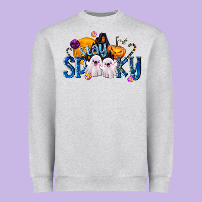 Stay Spooky Heavyweight Sweatshirt Designed By Texasbilliewilder