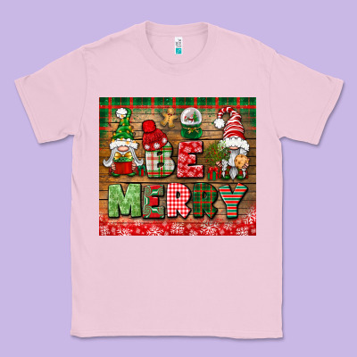 Be Merry Tumbler Classic Tee Designed By Bundleandbundleshop