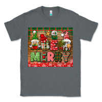Charcoal Heather be merry tumbler Classic Tee - BundleAndBundleShop