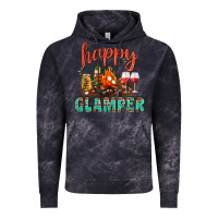 Cloud Black Happy Glamper Camp Vintage Hoodie - BundleAndBundleShop