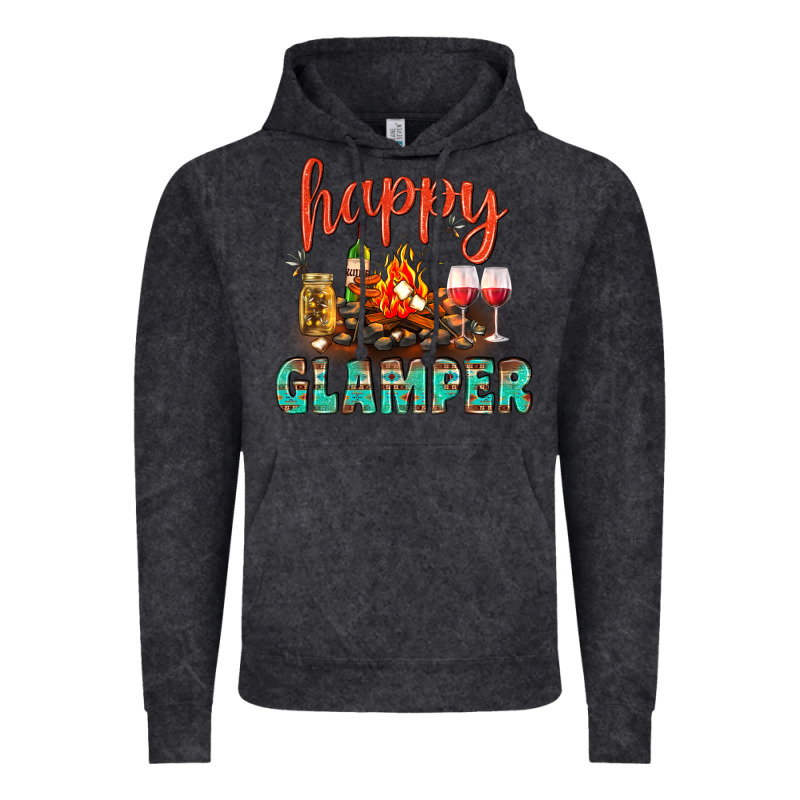 Happy Glamper Camp Vintage Hoodie by BundleAndBundleShop | Teevron