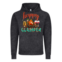 Vintage Black Happy Glamper Camp Vintage Hoodie - BundleAndBundleShop