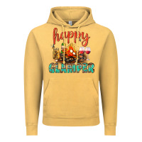 Vintage Mustard Happy Glamper Camp Vintage Hoodie - BundleAndBundleShop