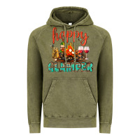 Vintage Olive Happy Glamper Camp Vintage Hoodie - BundleAndBundleShop