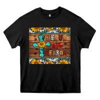 Black jesus is the reason christmas Heavy Core Tee - Jasminsmagicworld