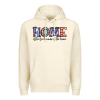 Sandshell home of the because of the brave Premium Hoodie - JahusDesignShop