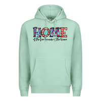 Seafoam home of the because of the brave Premium Hoodie - JahusDesignShop