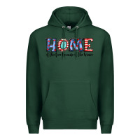 Sports Green home of the because of the brave Premium Hoodie - JahusDesignShop