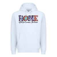 Home Of The Because Of The Brave Premium Hoodie | Teevron