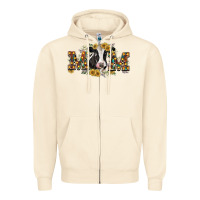 Sandshell Mom with cow Zipper Hoodie - CowGirlArtShop