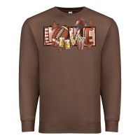 Chestnut football love Premium Sweatshirt - FaDigitalArtStudio