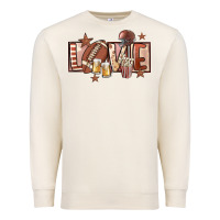 Sandshell football love Premium Sweatshirt - FaDigitalArtStudio