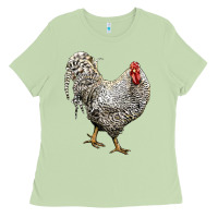 Matcha Dominique Rooster Ladies Tee - LillyAllenDesigns