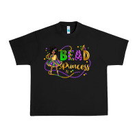 Black bead princess mardi gras Urban Heavy Tee - LillyAllenDesigns