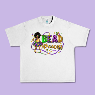 Bead Princess Mardi Gras Urban Heavy Tee Designed By Lillyallendesigns