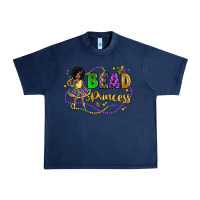 Navy bead princess mardi gras Urban Heavy Tee - LillyAllenDesigns