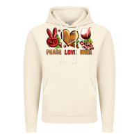Vintage Artic Peace Love Wine Vintage Hoodie - BundleAndBundleShop