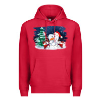 Cardinal teeth snow party costom ado Premium Hoodie - OliviaCreatesArt