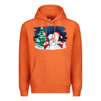 Carrot teeth snow party costom ado Premium Hoodie - OliviaCreatesArt