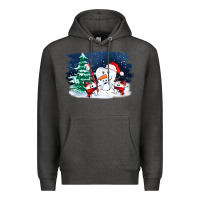 Charcoal Heather teeth snow party costom ado Premium Hoodie - OliviaCreatesArt