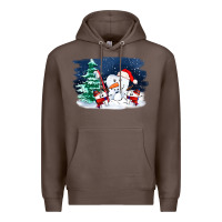 Coffee teeth snow party costom ado Premium Hoodie - OliviaCreatesArt