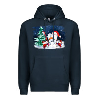 Navy teeth snow party costom ado Premium Hoodie - OliviaCreatesArt