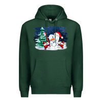 Sports Green teeth snow party costom ado Premium Hoodie - OliviaCreatesArt