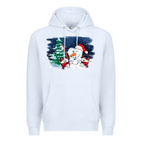 White teeth snow party costom ado Premium Hoodie - OliviaCreatesArt