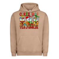 Pigment Burro Christmas tea junkie Urban Hoodie - CowhideDigitalArt