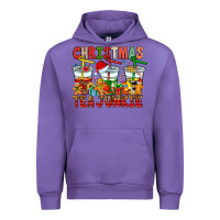 Tulip Christmas tea junkie Urban Hoodie - CowhideDigitalArt