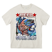 Cream Reel Cool Dad Bass Heavy Core Tee - LillyAllenDesigns