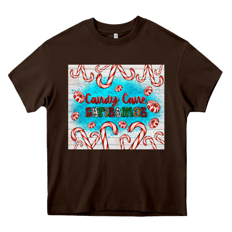 Candy Cane Christmas Heavy Core Tee by AdoDesignShop | Teevron