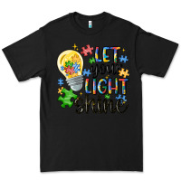 Black let your light shine Premium Tee - MaliasSmallBusiness