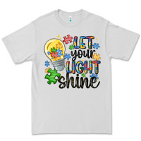 Dove Grey let your light shine Premium Tee - MaliasSmallBusiness