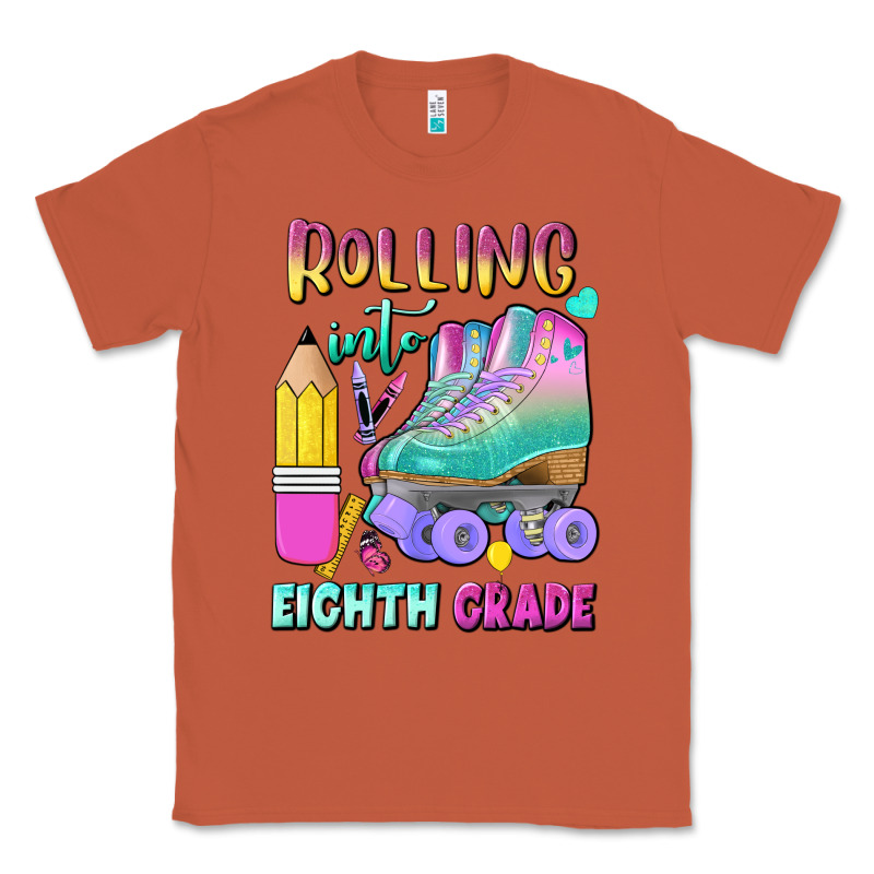 Rolling Into Eighth Grade Classic Tee by BundleAndBundleShop | Teevron