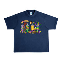 Navy obsessive cup disorder mardi gras Urban Heavy Tee - LillyAllenDesigns