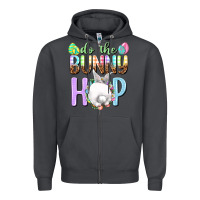 Smoke Do the bunny hop Easter Day Zipper Hoodie - HowdyJamesFarm