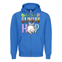 True Royal Do the bunny hop Easter Day Zipper Hoodie - HowdyJamesFarm