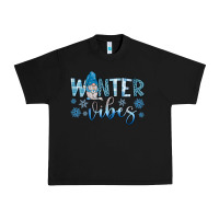 Black winter vibes gnome Urban Heavy Tee - JahusDesignShop