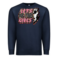 Navy let's do this girls soccer Premium Sweatshirt - FaDigitalArtStudio