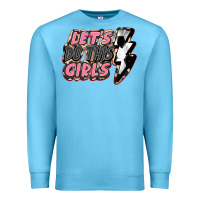 Ocean Blue let's do this girls soccer Premium Sweatshirt - FaDigitalArtStudio